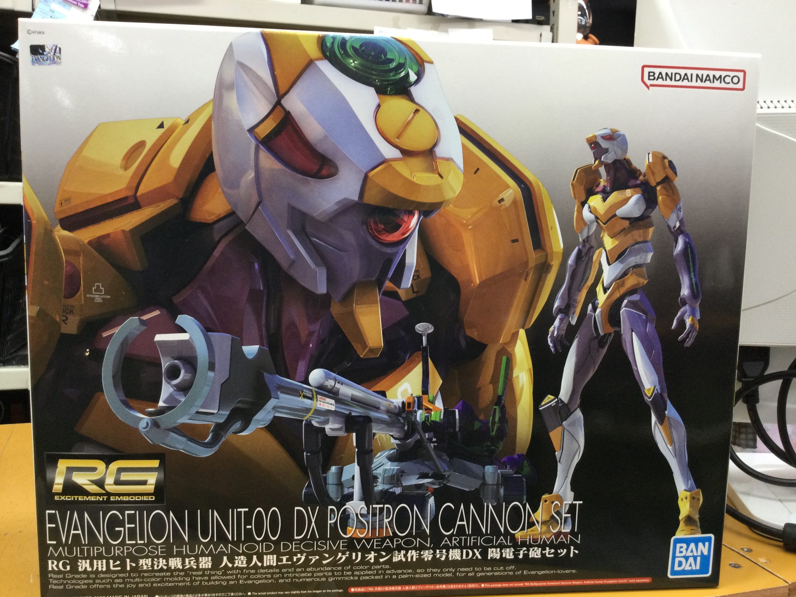RG 汎用ヒト型決戦兵器 人造人間エヴァンゲリオン試作零号機DX 陽電子 