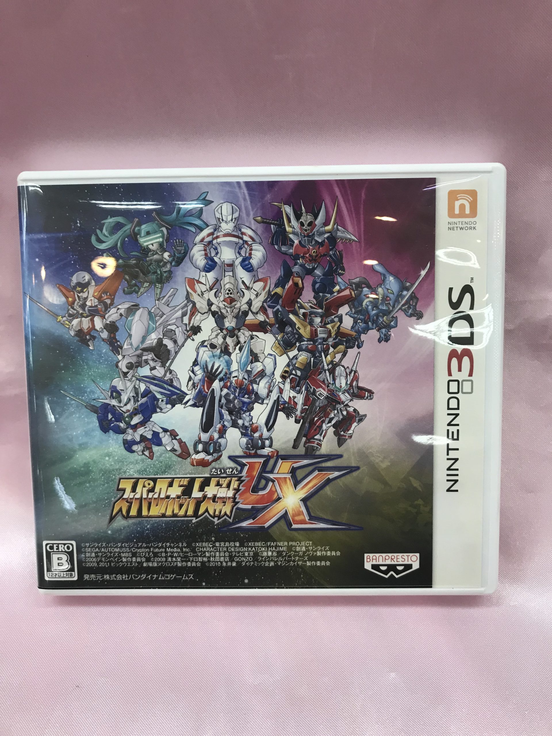 3DSソフト　スーパーロボット大戦UX