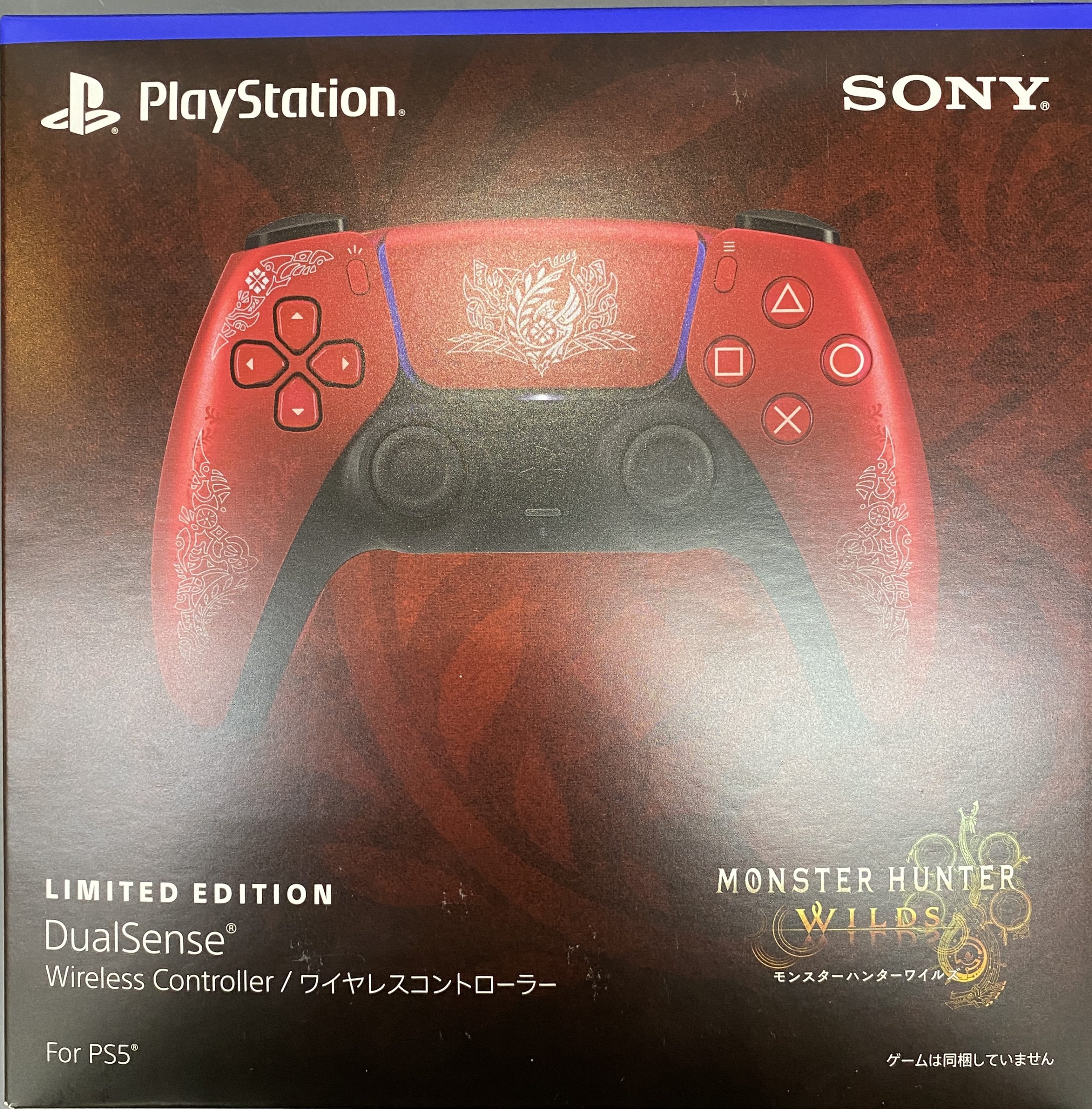 PS5ハードワイヤレスコントローラー DualSense ”モンスターハンターワイルズ” リミテッドエディション