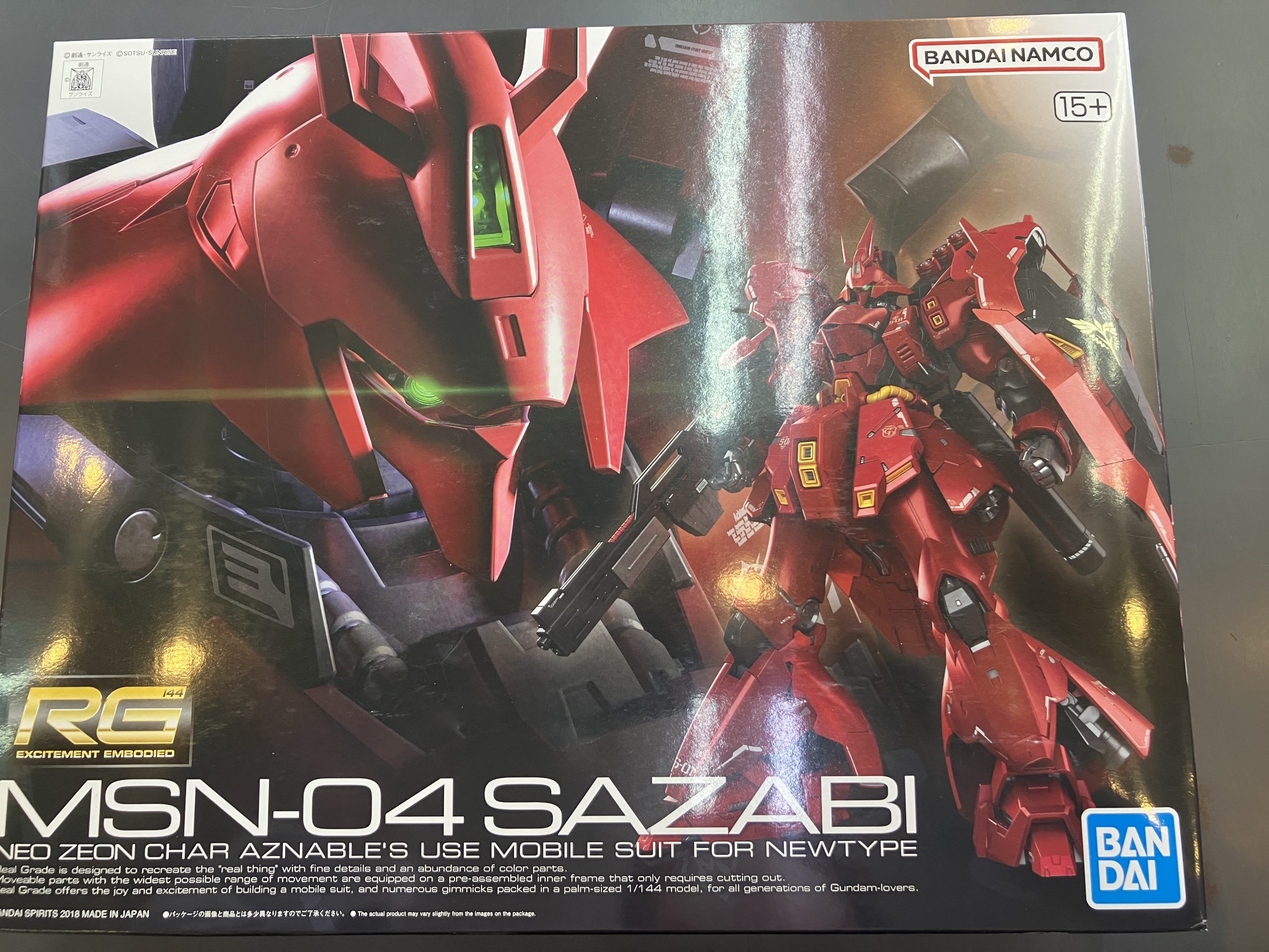 プラモデル　RG MSN-04 サザビー 機動戦士ガンダム 逆襲のシャア