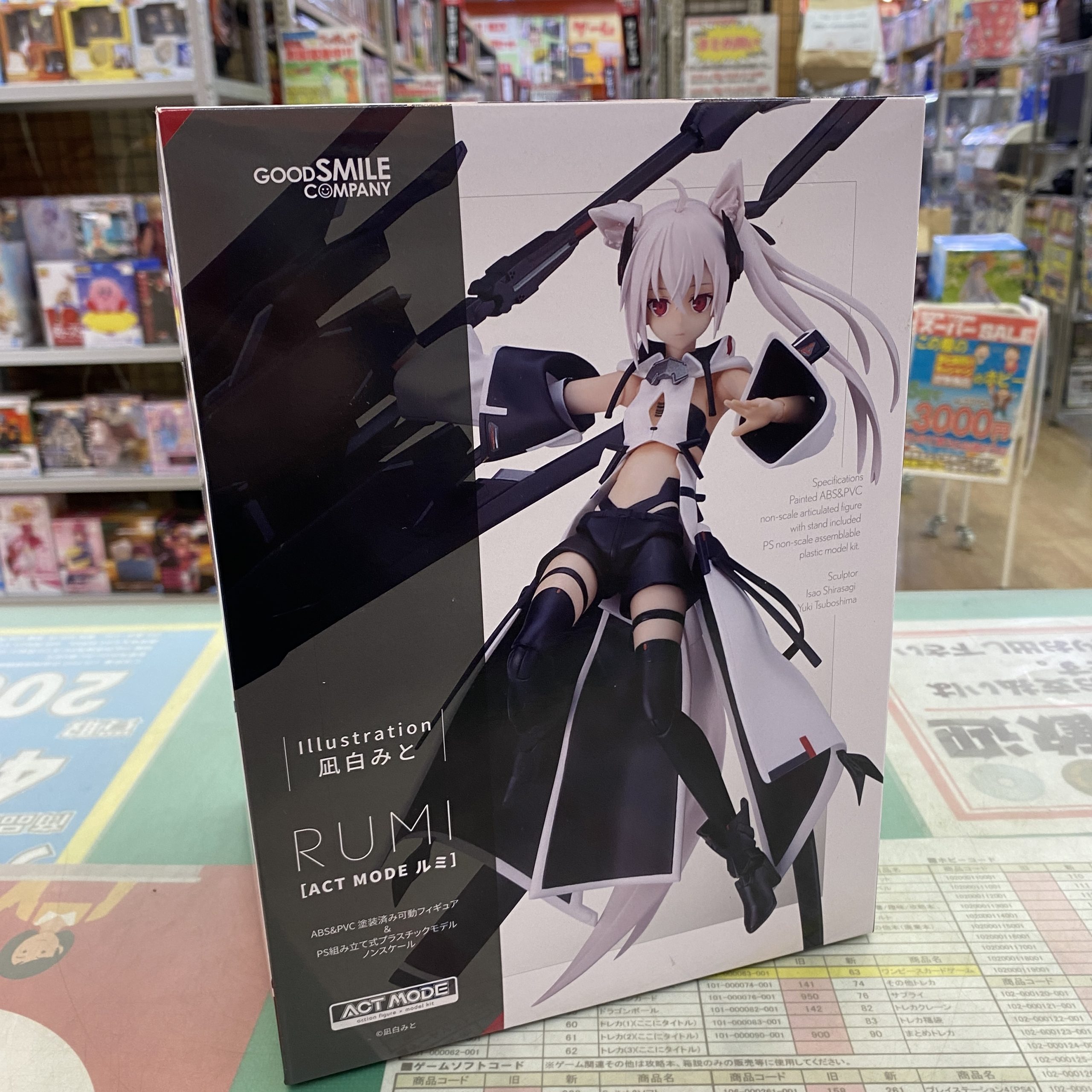 フィギュア　ACT MODE ルミ アクションフィギュア＆PS組み立て式プラスチックモデル