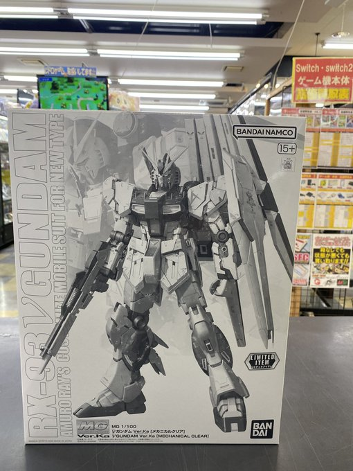 MG 1/100 νガンダム Ver.Ka メカニカルクリア