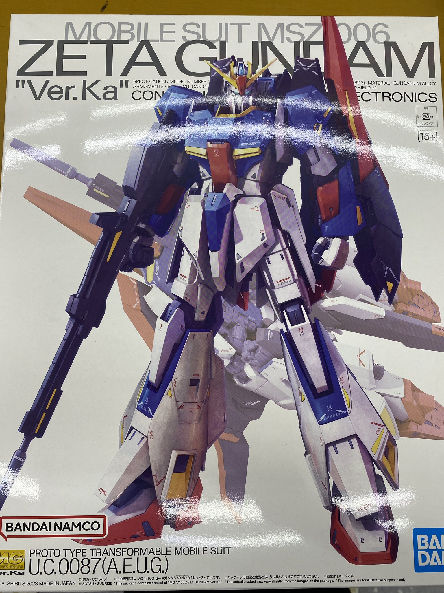 1/100 MG MSZ-006 ゼータガンダム Ver.Ka
