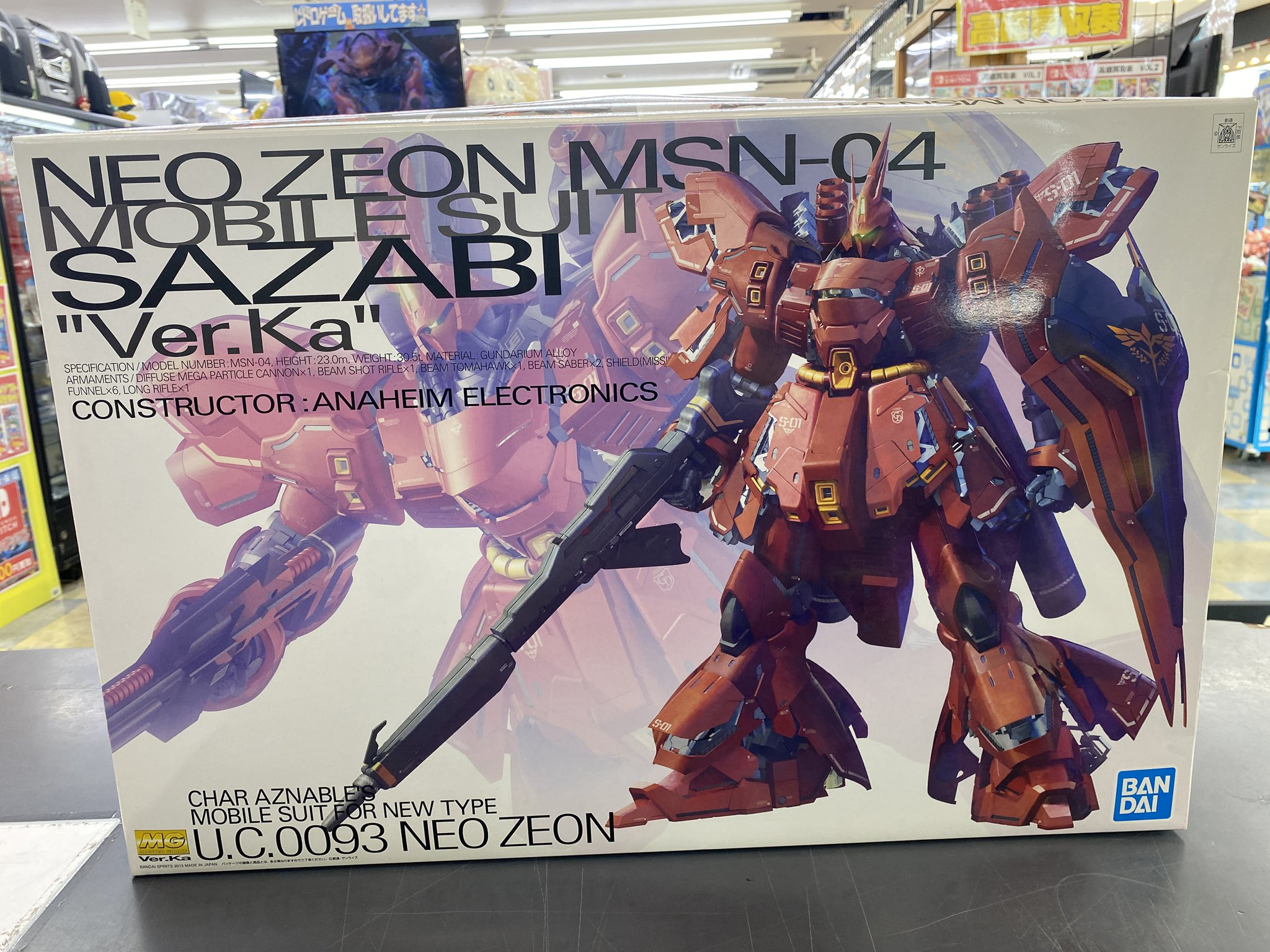 1/100 MG MSN-04 サザビー Ver.Ka