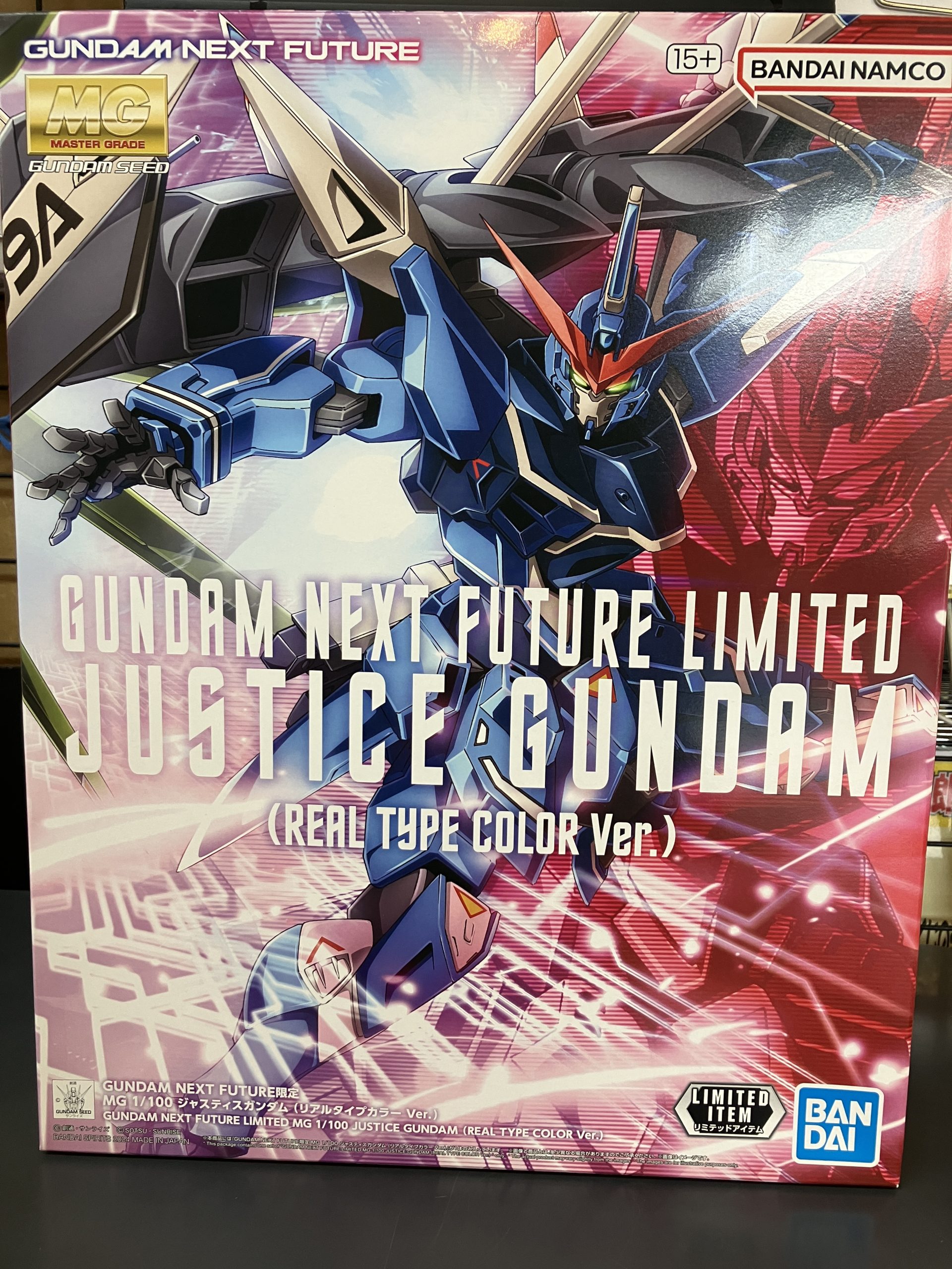  MG ZGMF-X09A ジャスティスガンダム(リアルタイプカラー Ver.) 