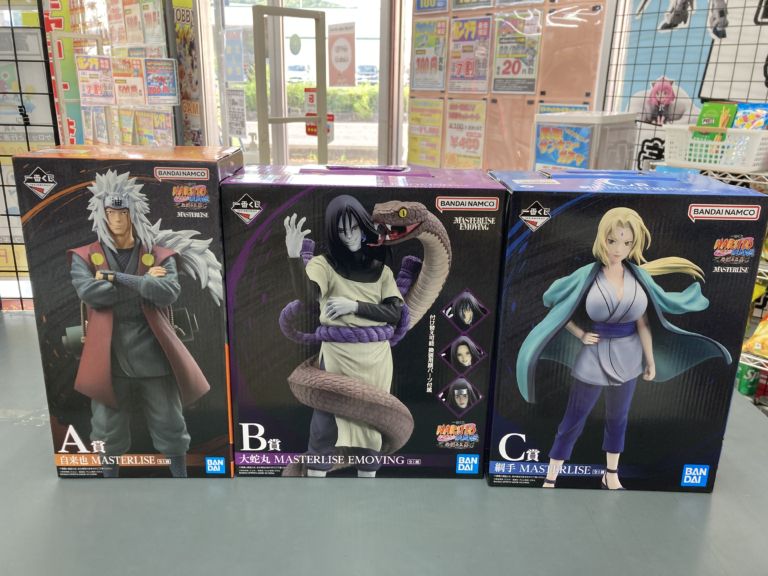 一番くじ NARUTO-ナルト- 疾風伝 伝説の三忍のフィギュアを買取しま