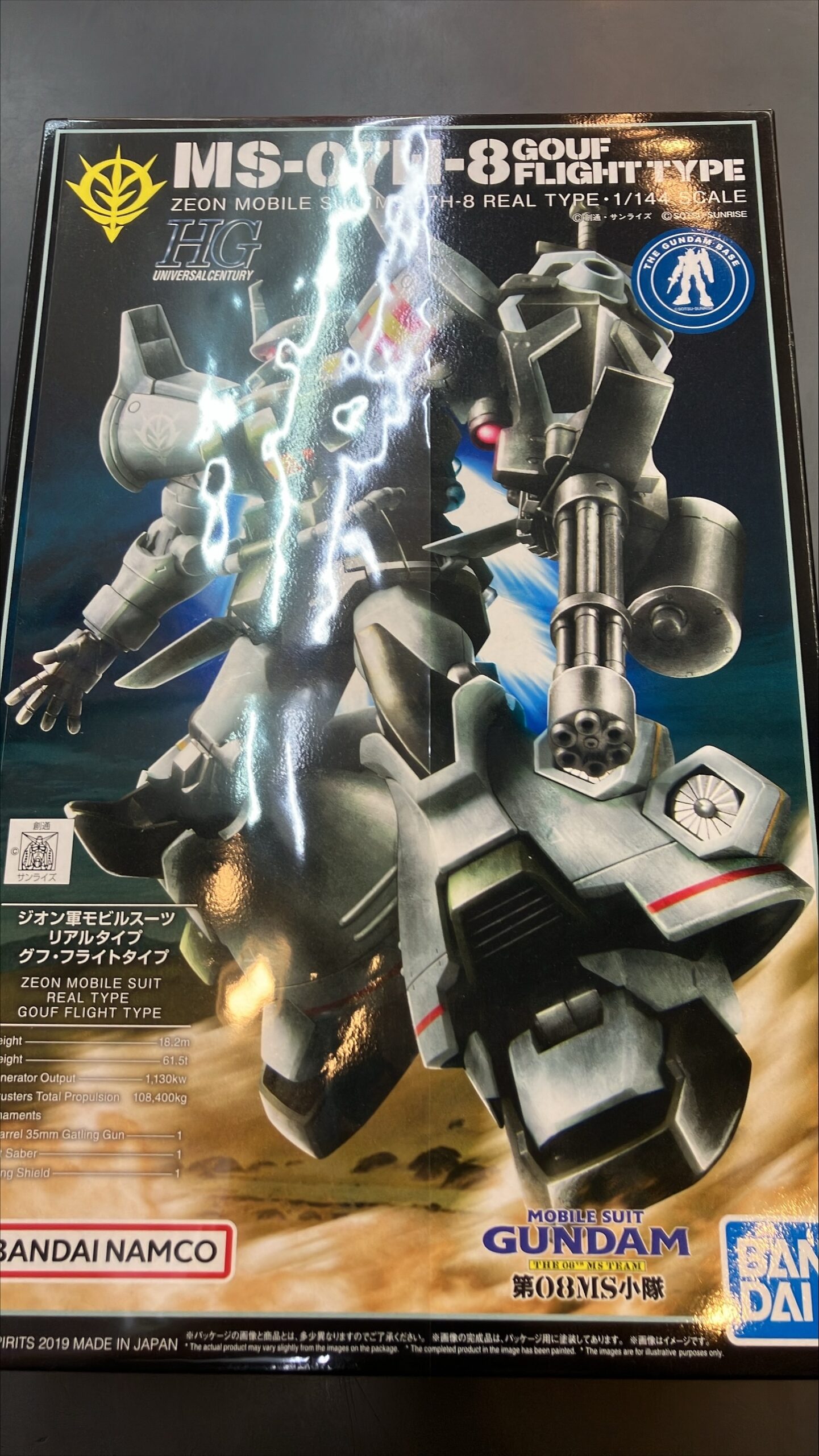 <strong>HG MS-07H-8 グフ・フライトタイプ</strong>